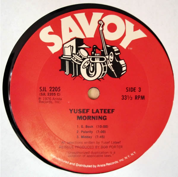Yusef Lateef - Morning (LP) [US] 1976 RP (Very Good Plus (VG+))