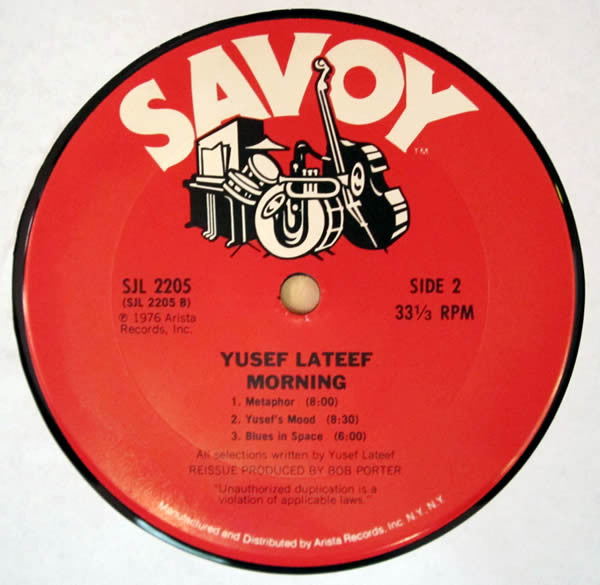 Yusef Lateef - Morning (LP) [US] 1976 RP (Very Good Plus (VG+))
