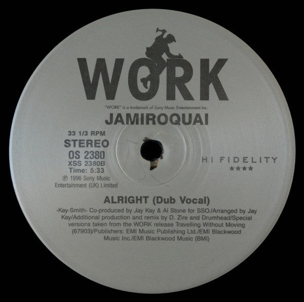 Jamiroquai - Alright (12", Single) [US] 1st (Near Mint (NM or M-))