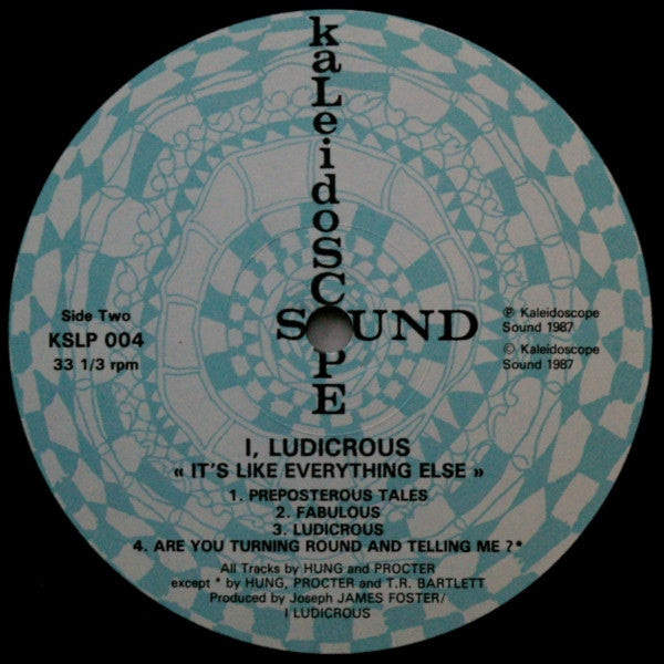 I, Ludicrous - It's Like Everything Else (1987 UK Press)
