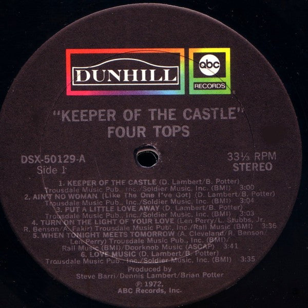 Four Tops - Keeper Of The Castle (1972 STEREO)