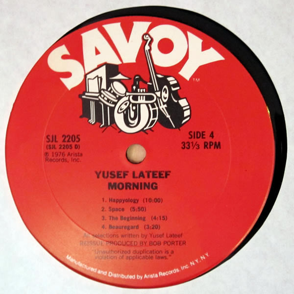 Yusef Lateef - Morning (LP) [US] 1976 RP (Very Good Plus (VG+))