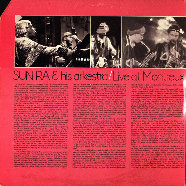 The Sun Ra Arkestra - Live At Montreux (1978 Press)