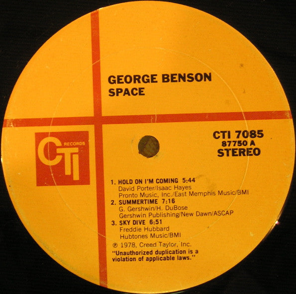 George Benson - Space (1978 US Press)