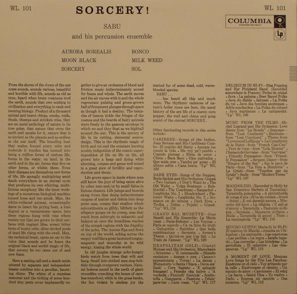 Sabu And His Percussion Ensemble - Sorcery! (1958 MONO)