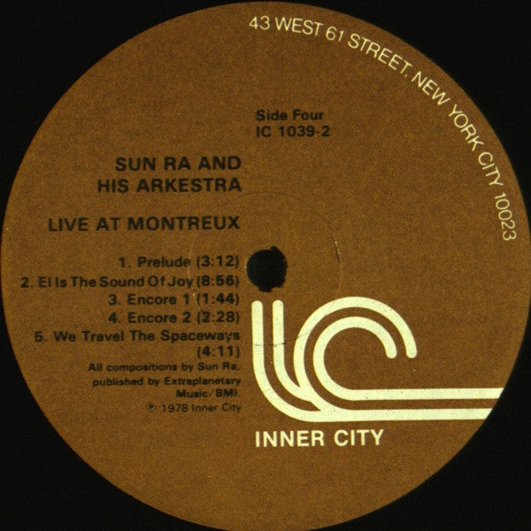 The Sun Ra Arkestra - Live At Montreux (1978 Press)