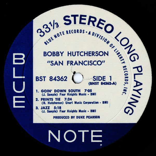 Bobby Hutcherson - San Francisco (LP) [US] 1st (Very Good Plus (VG+))