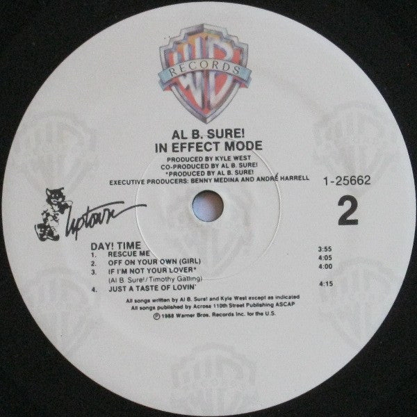 Al B. Sure! - In Effect Mode (LP) [US] 1st (Near Mint (NM or M-))
