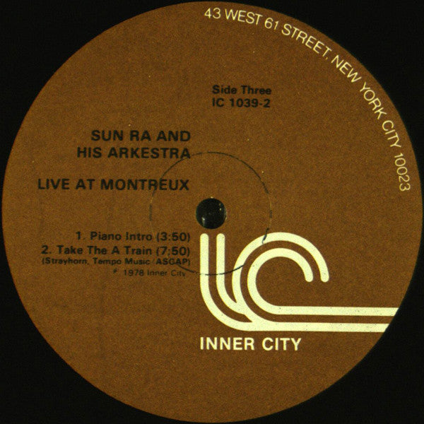 The Sun Ra Arkestra - Live At Montreux (1978 Press)