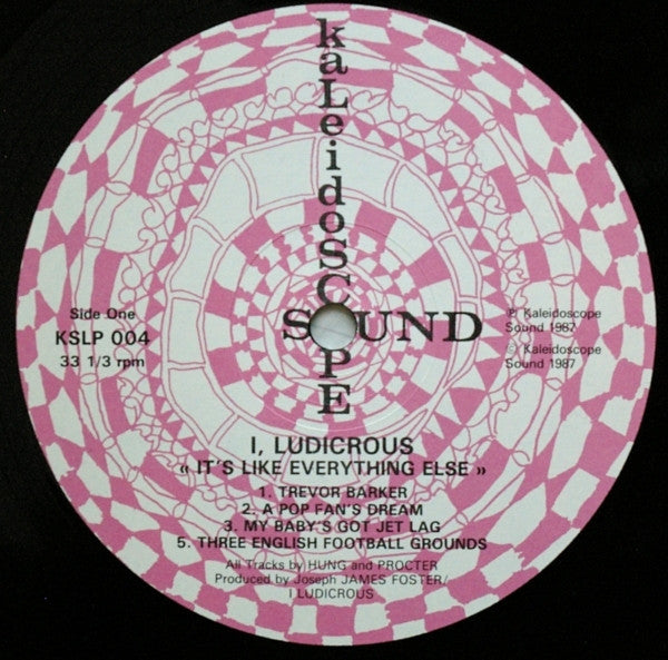 I, Ludicrous - It's Like Everything Else (1987 UK Press)