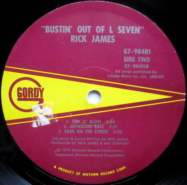 Rick James - Bustin' Out Of L Seven (1979 SEALED)