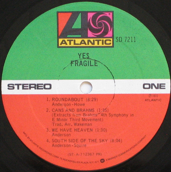 Yes - Fragile (1975 Repress)