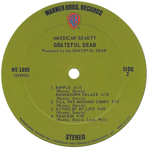The Grateful Dead - American Beauty (LP) [US] 1st (Very Good Plus (VG+))