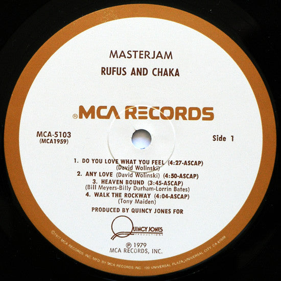 Rufus & Chaka Khan - Masterjam (1979 US STEREO)