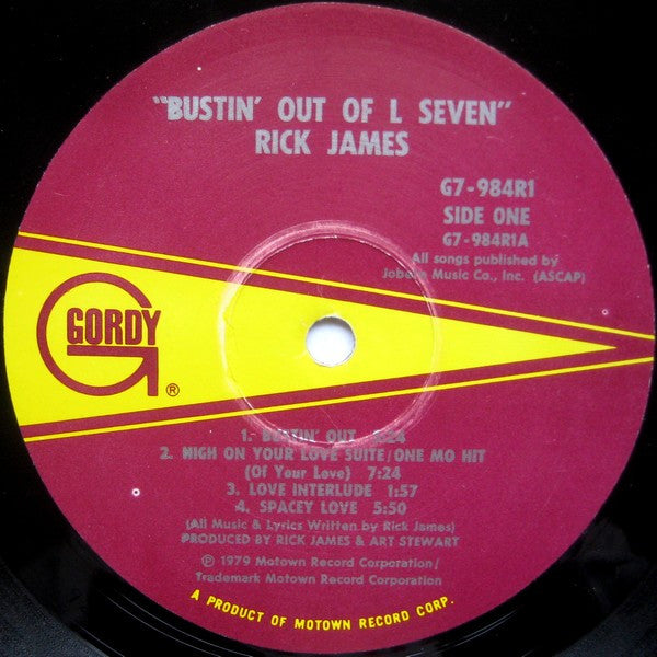 Rick James - Bustin' Out Of L Seven (1979 SEALED)