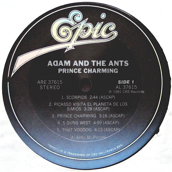 Adam And The Ants - Prince Charming (1981 US STEREO)