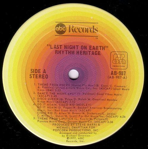 Rhythm Heritage - Last Night On Earth