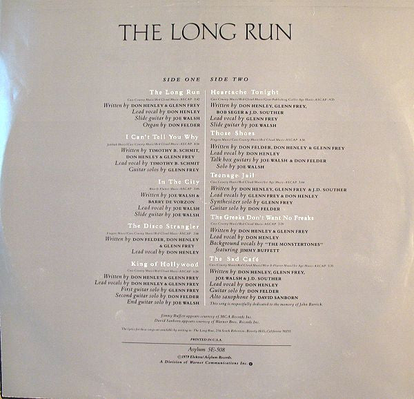 Eagles - The Long Run