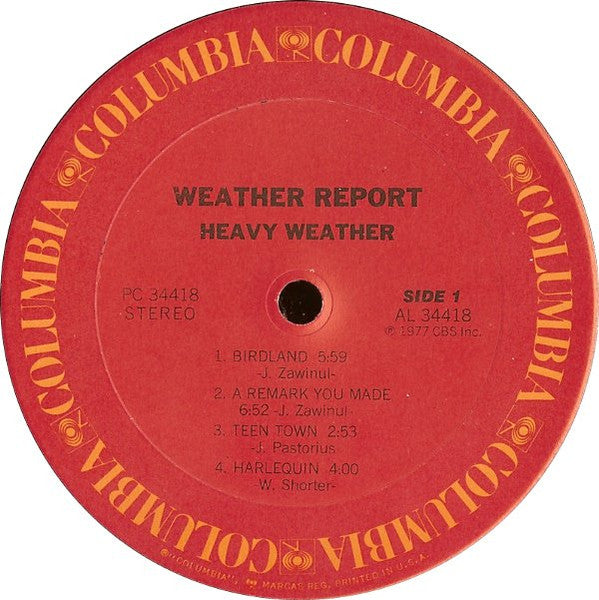 Weather Report - Heavy Weather (LP) [US] 1st (Mint (M))