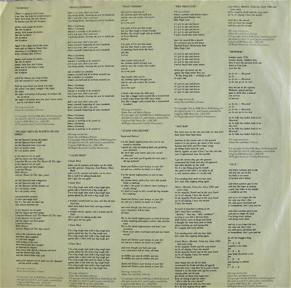 Adam And The Ants - Prince Charming (1981 US STEREO)