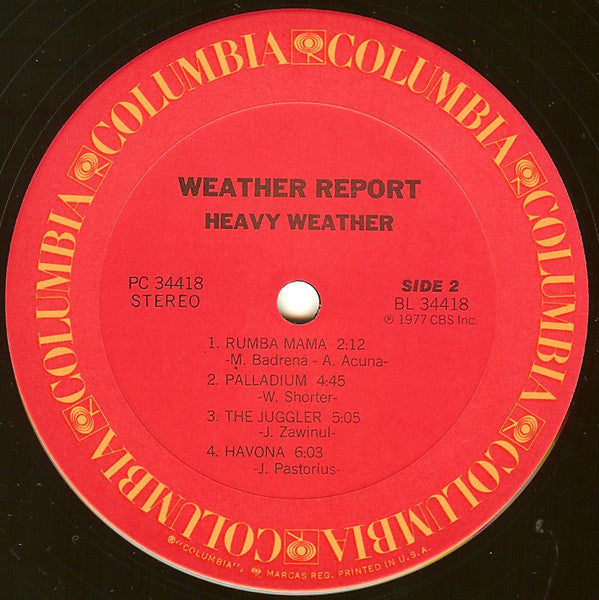 Weather Report - Heavy Weather (LP) [US] 1st (Mint (M))