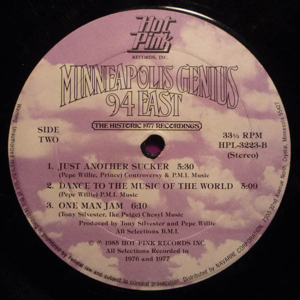 94 East - Minneapolis Genius (The Historic 1977 Recordings)