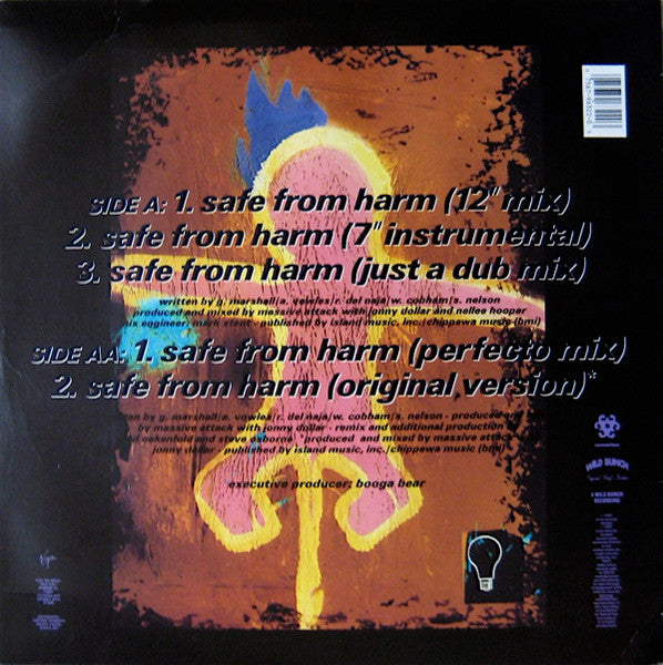 Massive Attack - Safe From Harm (Remix) (12", Single) [US] 1st (Very Good Plus (VG+))
