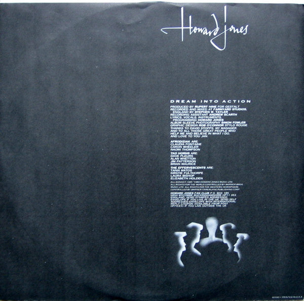 Howard Jones - Dream Into Action (LP) [US] 1st (Mint (M))