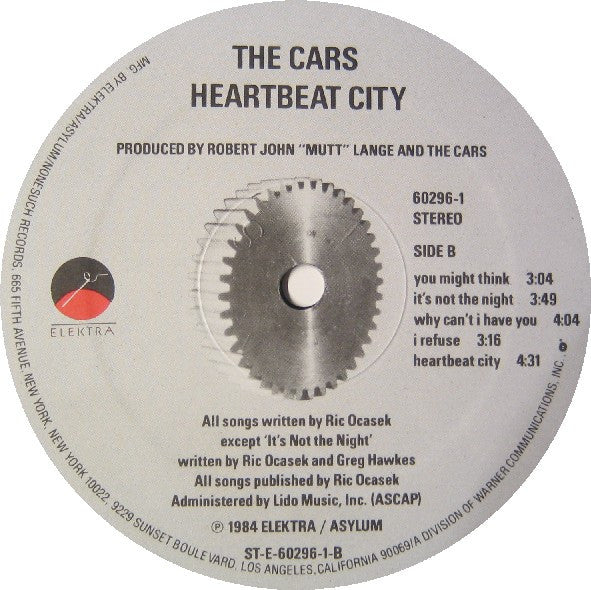 The Cars - Heartbeat City (LP) [US] 1st (Mint (M))