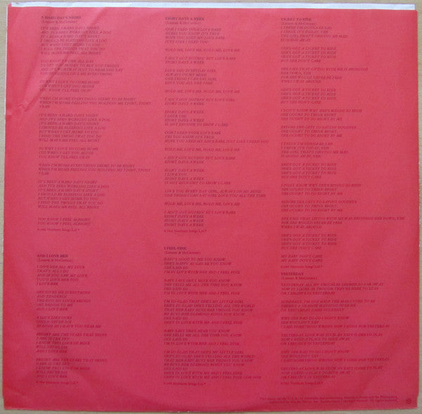 The Beatles - 1962-1966 (1976 Comp)