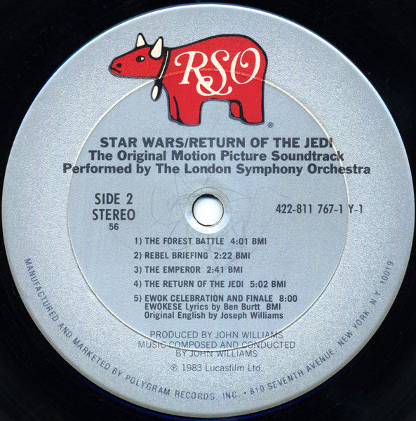 John Williams (4) - Star Wars / Return Of The Jedi (The Original Motion Picture Soundtrack) (LP) [US] 1st (Near Mint (NM or M-))