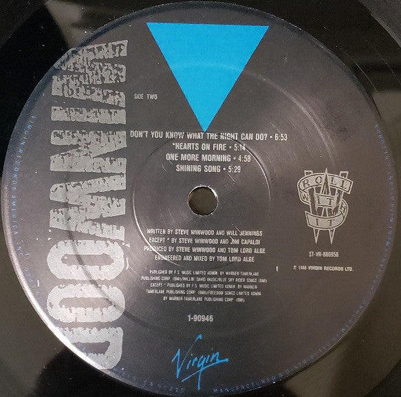 Steve Winwood - Roll With It (LP) [US] 1st (Near Mint (NM or M-))