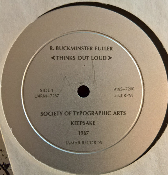 R. Buckminster Fuller - Thinks Out Loud (LP) [US] (Very Good Plus (VG+))