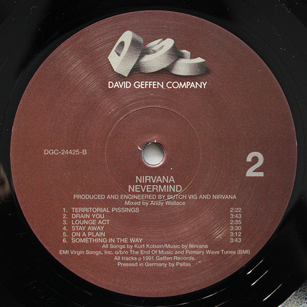 Nirvana - Nevermind (LP) [US] 2013 RP