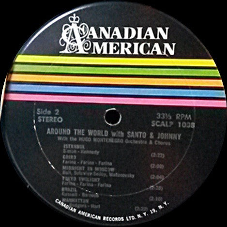 Santo & Johnny - Around The World With Santo & Johnny (1962 STEREO)