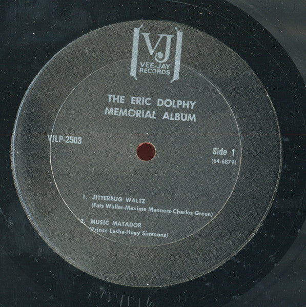 Eric Dolphy - The Eric Dolphy Memorial Album (LP) [US] 1968 RP (Very Good Plus (VG+))
