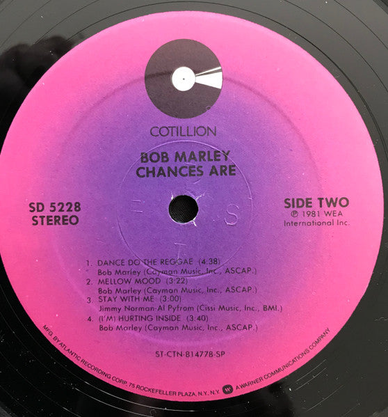 Bob Marley - Chances Are (1981 US Press)