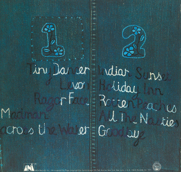 Elton John - Madman Across The Water (LP) [US] 1st