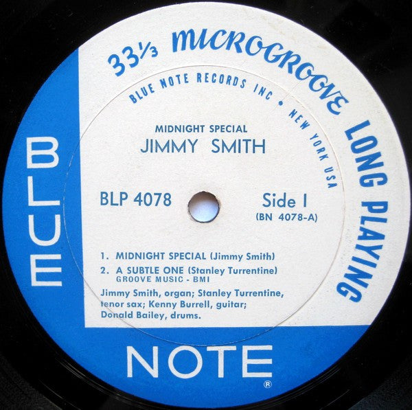 Jimmy Smith - Midnight Special (LP) [US] 1st (Very Good Plus (VG+))