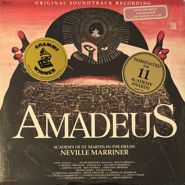 Sir Neville Marriner - Amadeus (Original Soundtrack Recording) (LP) [US] 1st (Near Mint (NM or M-))