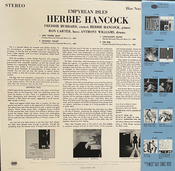 Herbie Hancock - Empyrean Isles (LP) [France] 1988 RP (Mint (M))