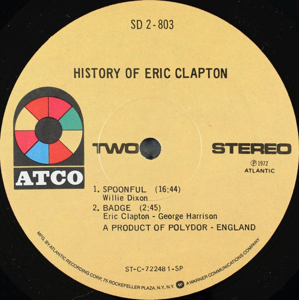 Eric Clapton - History Of Eric Clapton