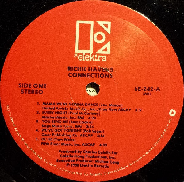 Richie Havens - Connections (LP) [US] 1st (Near Mint (NM or M-))