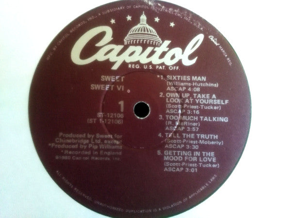 The Sweet - VI (1980 US Press)