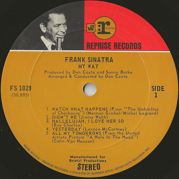 Frank Sinatra - My Way (LP) [US] 1st (Mint (M))