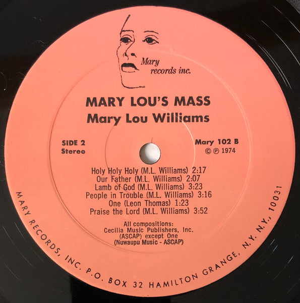 Mary Lou Williams - Mary Lou's Mass (LP) [US] 1st (Very Good Plus (VG+))
