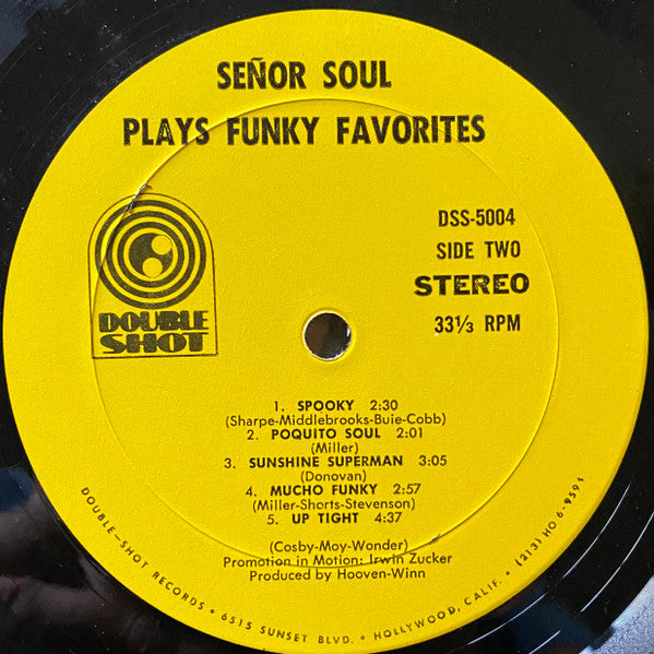 Señor Soul - Plays Funky Favorites (1968 STEREO)