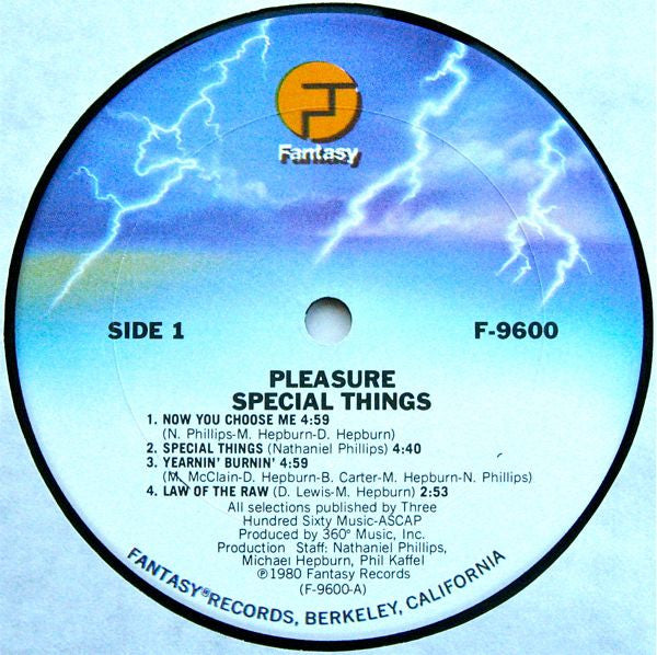Pleasure (4) - Special Things (LP) [US] 1st (Very Good Plus (VG+))