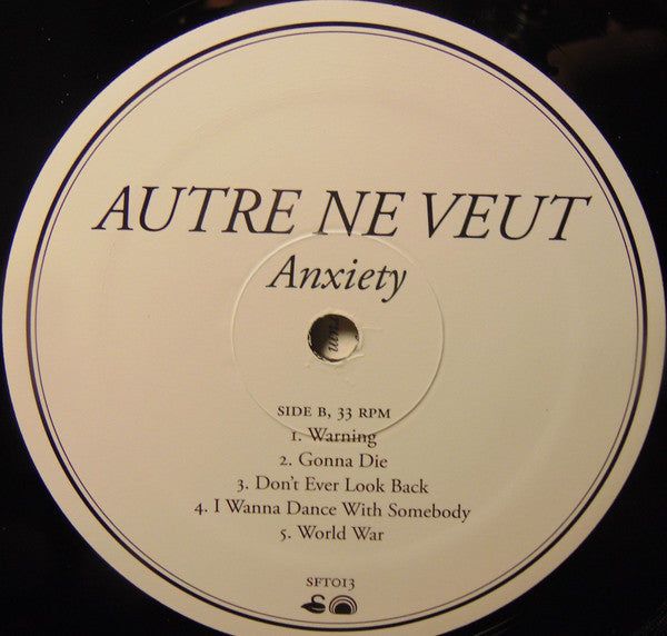 Autre Ne Veut - Anxiety (LP) [US] 1st (Near Mint (NM or M-))