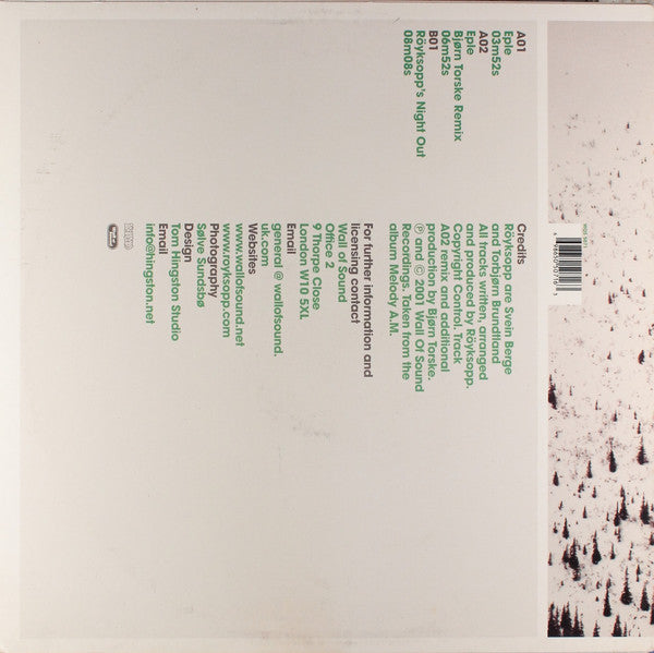 Röyksopp - Eple (12") [UK] 1st (Very Good Plus (VG+))